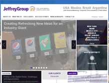 Tablet Screenshot of jeffreygroup.com